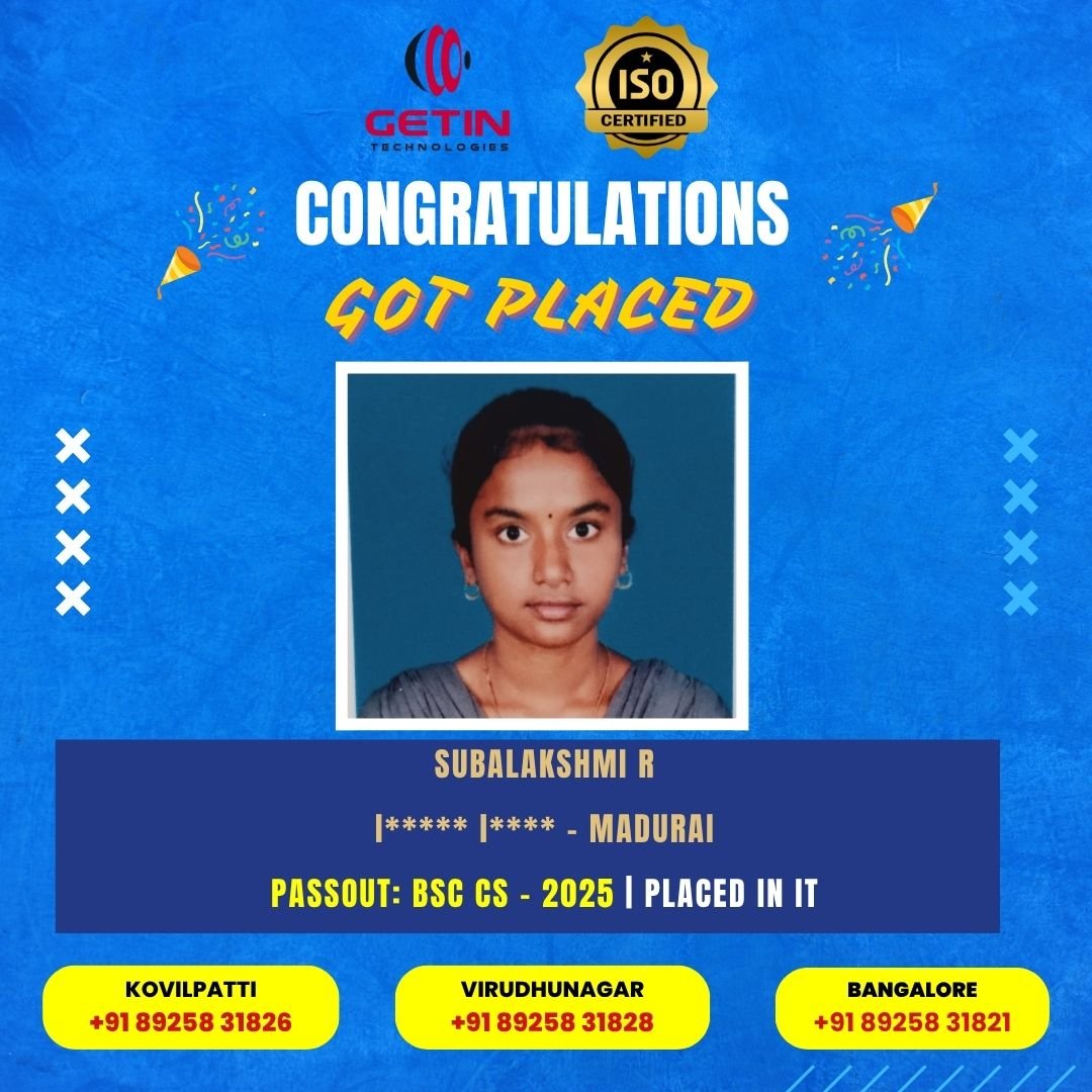 software training institute in tuticorin